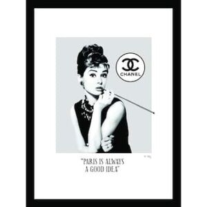 Fairchild Paris Chanel Audrey Hepburn Framed Print